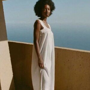 Doen Briony Dress Salt White Women's Small